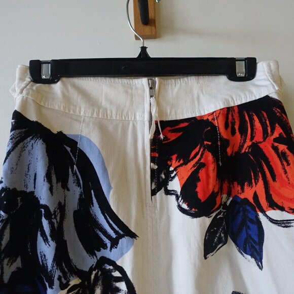 Anthropologie Maeve floral skirt cotton 2 XS - Picture 12 of 16